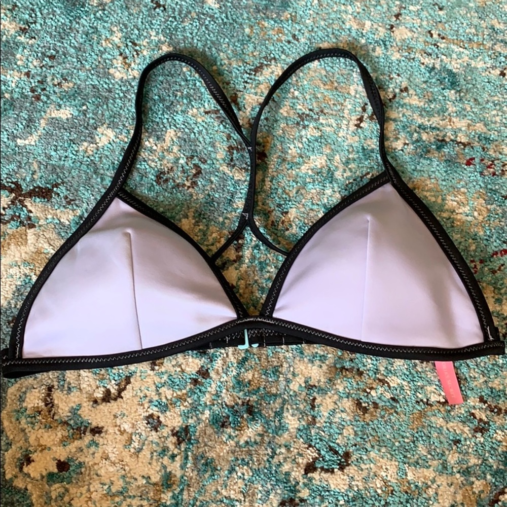Purple bikini top
